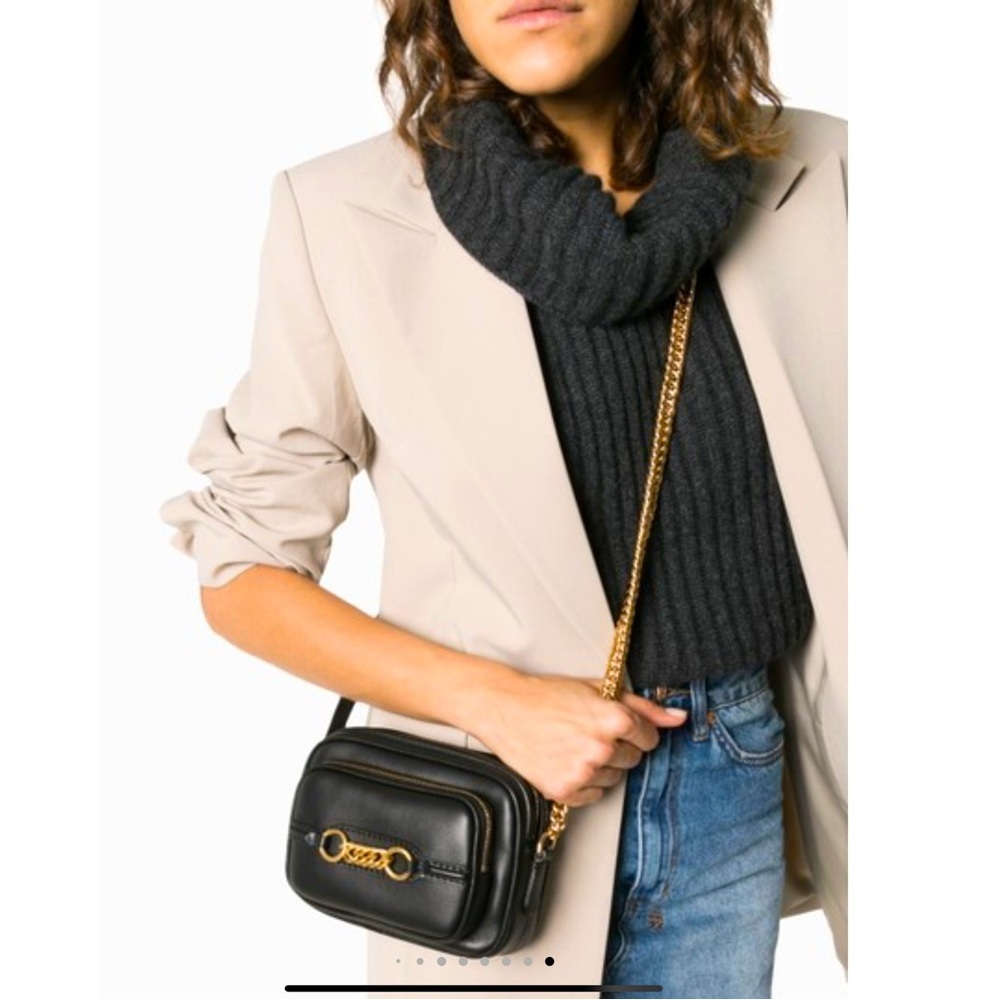 Authentic Burberry Chain Link Camera Crossbody